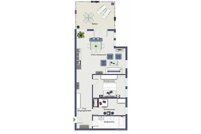 Meeresblick Wohnung 229