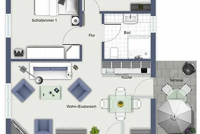 Haus Kühlung Wohnung 01