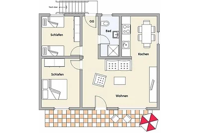 Bayerischer Wald / Arrach Haus 43 Talblick Fe...
