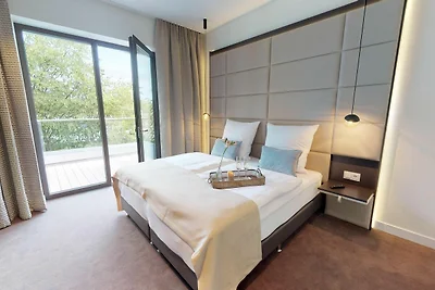 White Pearl Luxus Penthouse mit Sauna, Balkon...