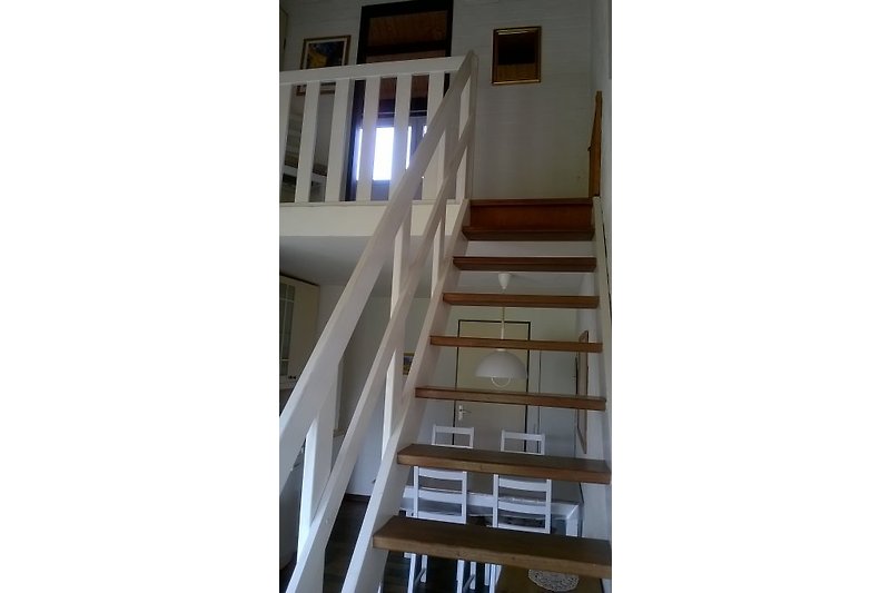 Treppe zum oberen Schlafzimmer