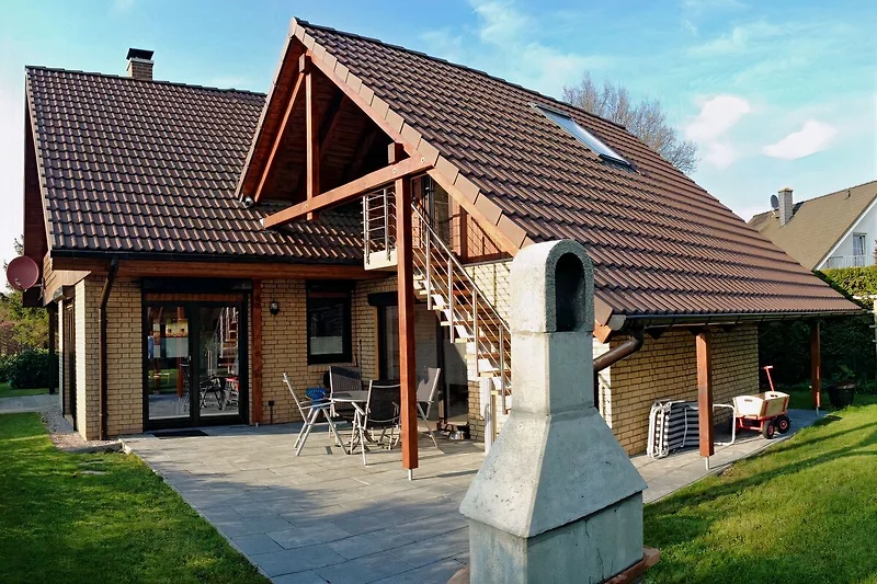 Terras met barbecue