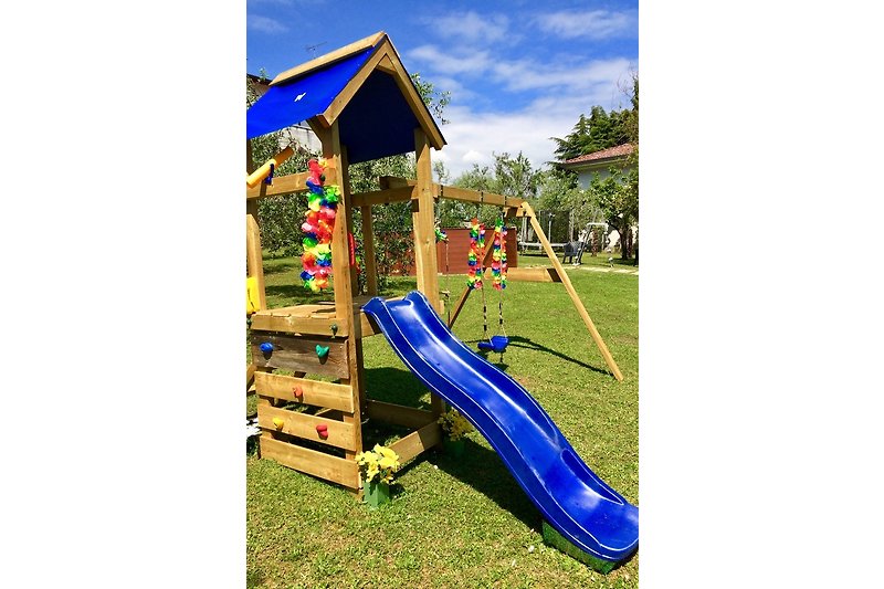 Wickey Parco giochi in legno FreeFlyer Giochi da giardino con