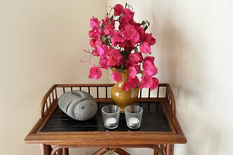 Table with flowers