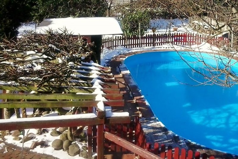 Pool in winter