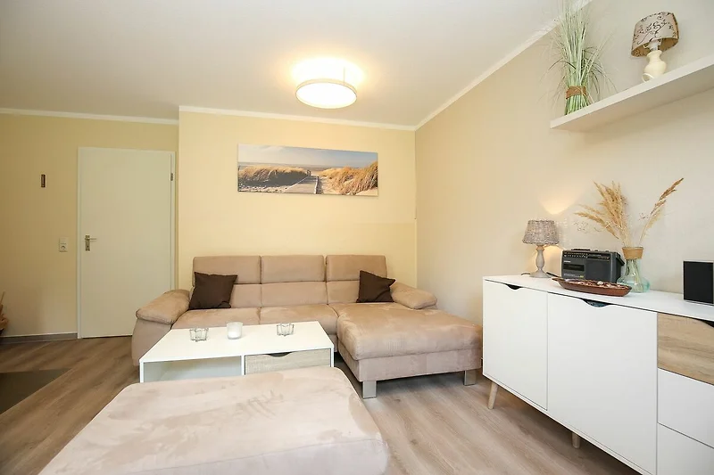 Wohnzimmer mit Sofaecke