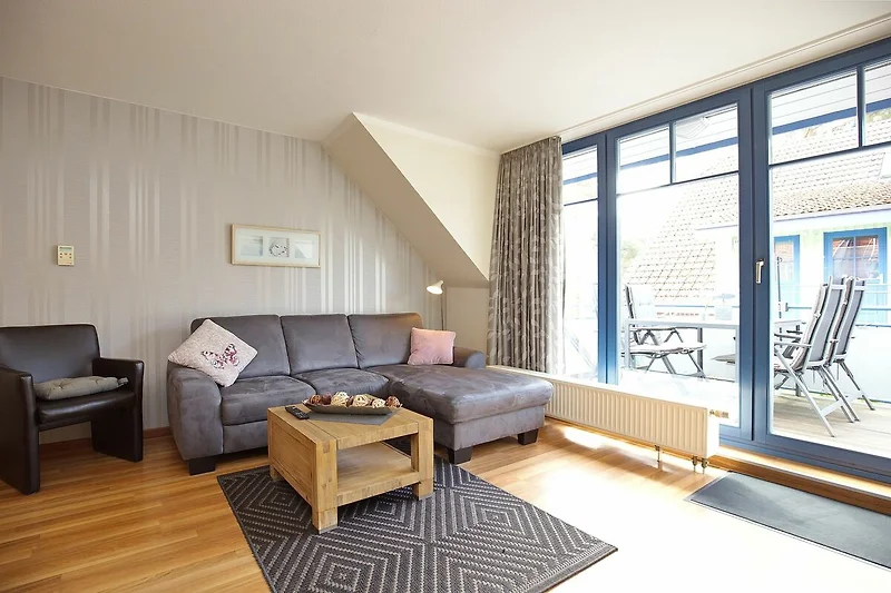 Wohnzimmer mit Sofaecke