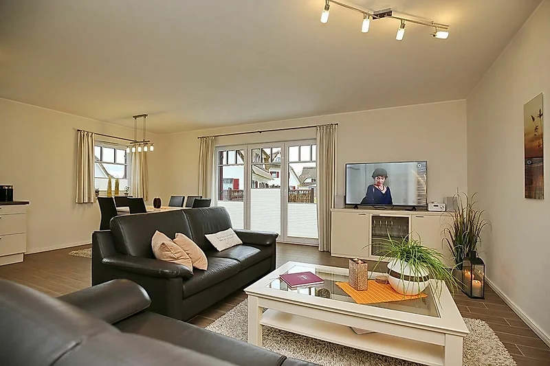 Wohnzimmer mit TV