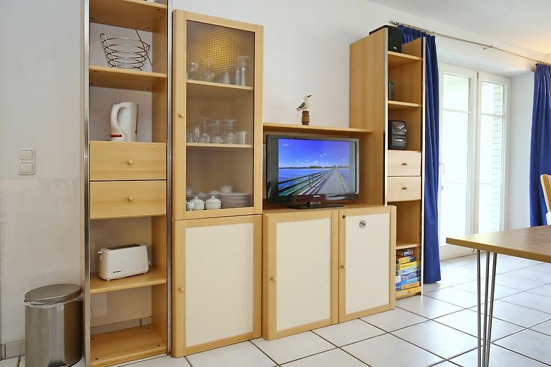 TV im Wohn- Essbereich