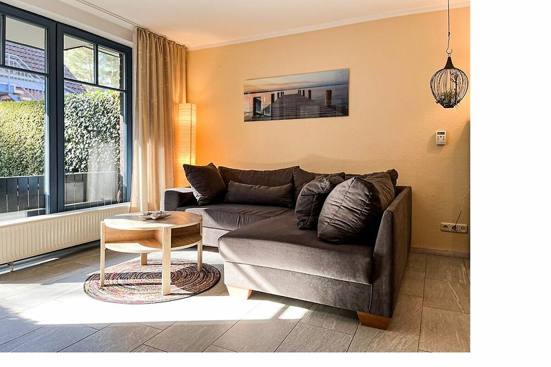Wohnzimmer mit Sofaecke