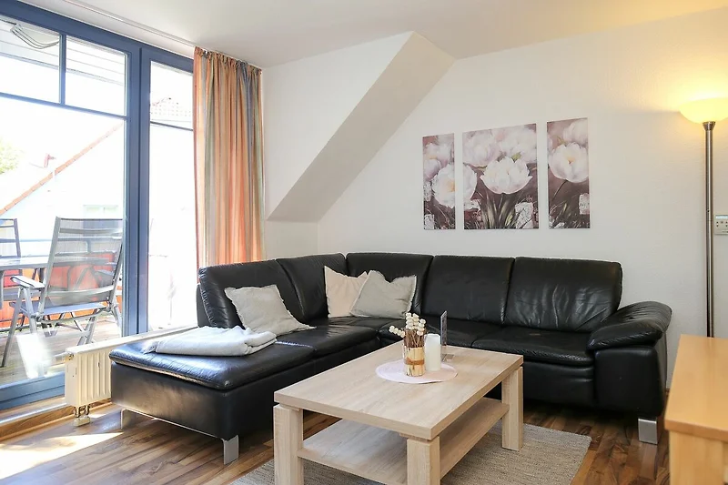 Wohnzimmer mit Sofaecke