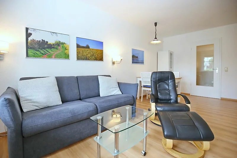 Schlafsofa im Wohnzimmer