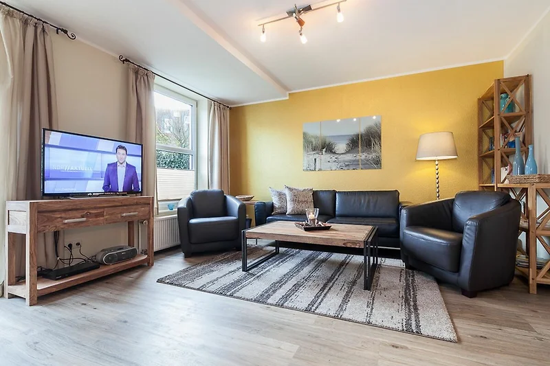 Wohnzimmer und TV