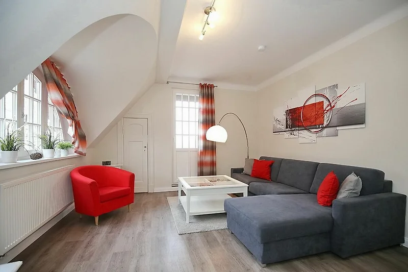 Wohnzimmer mit Schlafcouch