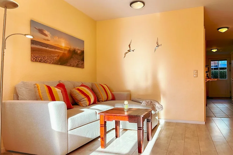 Wohnzimmer mit Sofaecke