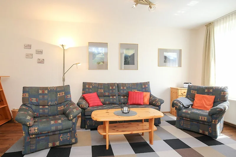 Wohnzimmer mit Sofaecke