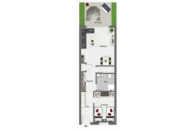 Feriendorf Papillon Wohnung 10-2