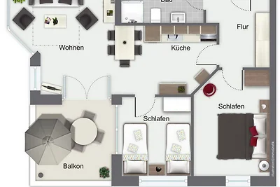 Dünenblick Wohnung 29