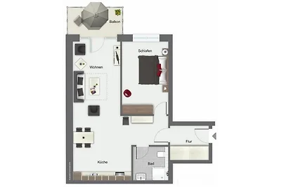 Haffblick Wohnung 41