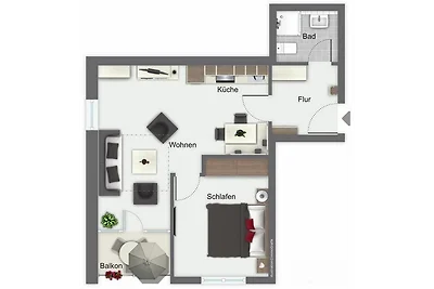 Haffblick Wohnung 48