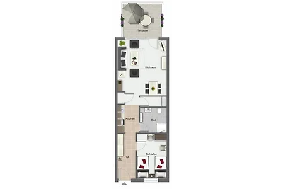 Feriendorf Papillon Wohnung 02-2