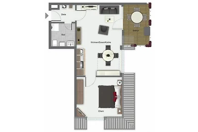 Residenz Seestern Wohnung 42