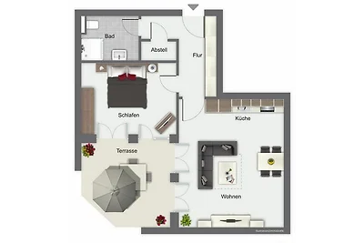 Achtern Diek Wohnung 06