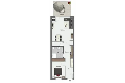 Feriendorf Papillon Wohnung 04-3