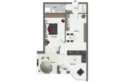 Dünenblick Wohnung 11