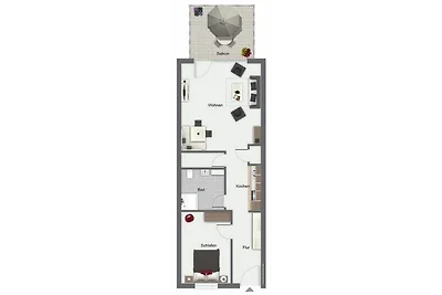 Feriendorf Papillon Wohnung 01-3