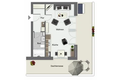 Dünenblick Wohnung 17