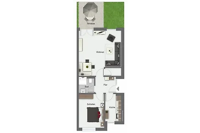 Appartamento Vacanza con famiglia Boltenhagen