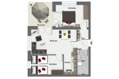 Dünenblick Wohnung 37