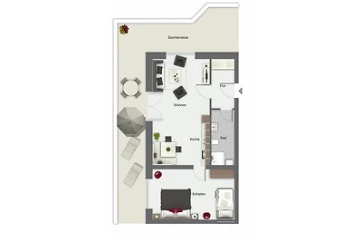Dünenblick Wohnung 48