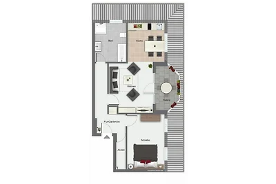 Waterkant Wohnung 01 - Muschel