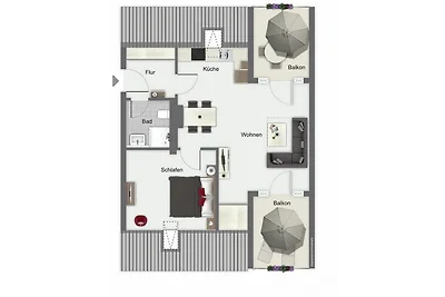 Haffblick Wohnung 50