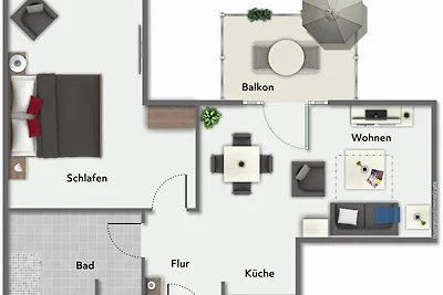 Baltischer Hof Wohnung 60