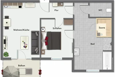 Baltischer Hof Wohnung 48