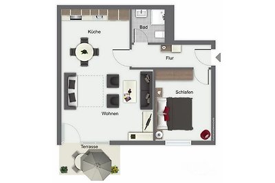 Haffblick Wohnung 01