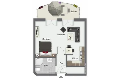 Achtern Diek Wohnung 17