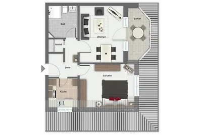 Waterkant Wohnung 16 - Windjammer