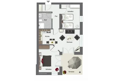 Dünenblick Wohnung 21