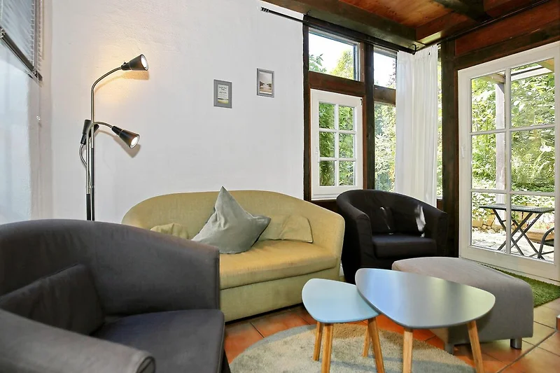 Wohnzimmer mit Sitzecke