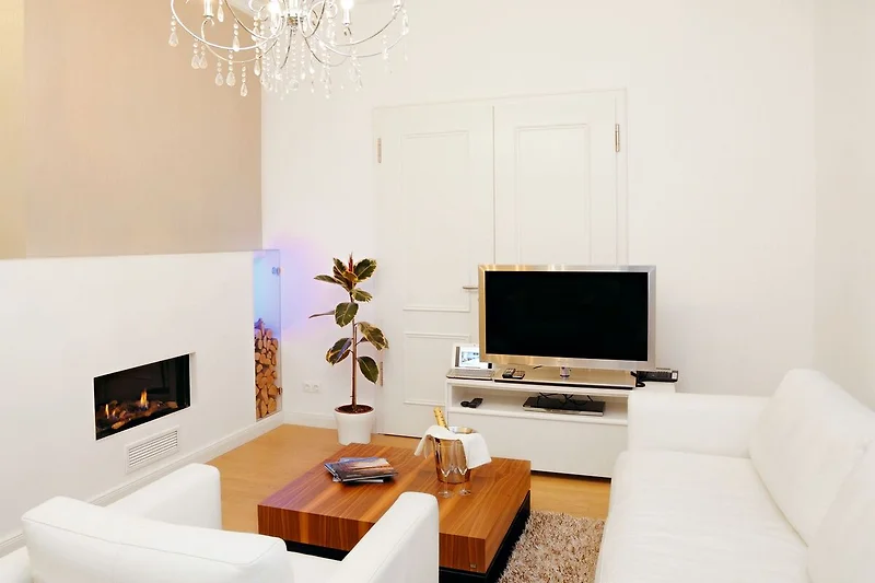 Wohnzimmer mit Sitzecke