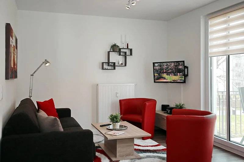 Wohnzimmer mit TV