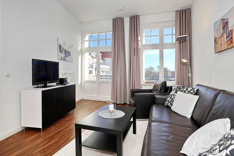 Wohnzimmer mit Sitzecke