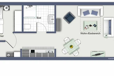 Meeresblick Wohnung 020