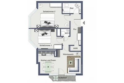 Appartamento Vacanza con famiglia Kühlungsborn