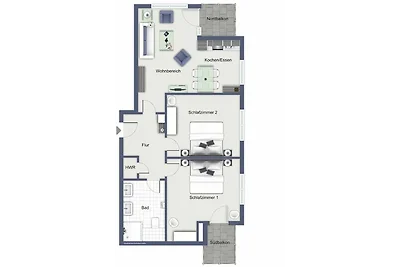 Villa Hanse Wohnung 313