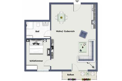 Vakantieappartement Gezinsvakantie Kühlungsborn